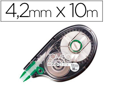 CORRECTOR TOMBOW CINTA 4,2 MM X 10 MT EN BLISTER