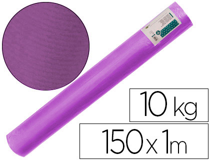 PAPEL KRAFT VERJURADO LIDERPAPEL VIOLETA 150MT 65GR BOBINA 10KG