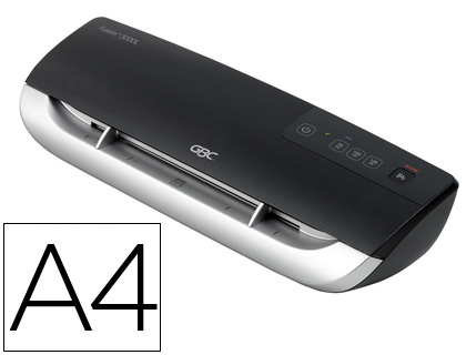 PLASTIFICADORA GBC FUSION 3000L FORMATO DIN A4 APAGADO AUTOMATICO 2 RODILLOS HASTA 125 MICRAS