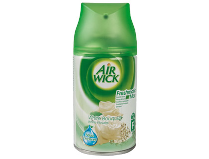 AMBIENTADOR AIR WICK WHITE FLOWERS RECAMBIO DE 250 ML PARA APARATO AIR WICK FRESHMATIK